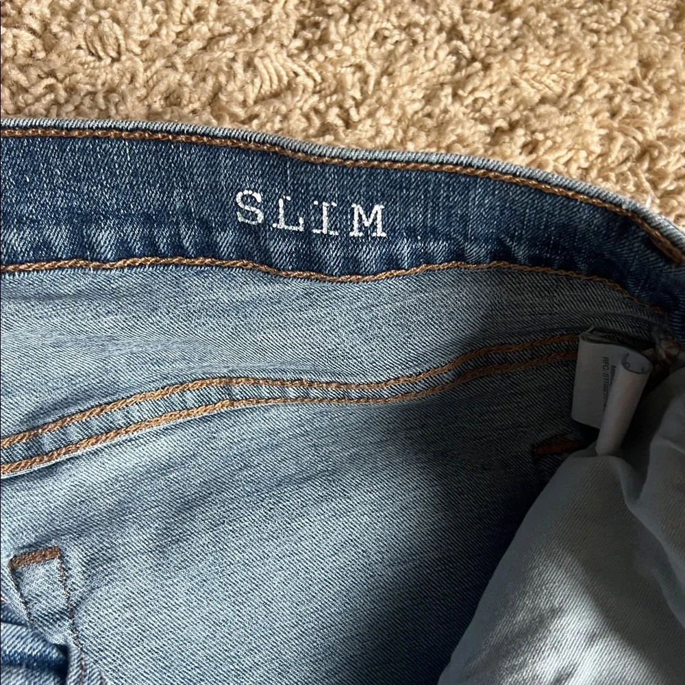 Madewell Classic Blue Denim Pants - Picture 3 of 3